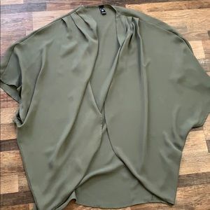 Olive green kimono/duster